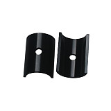 QWINOUT 1Pair Aluminum Alloy Bike Handlebar Conversion Shim 25.4mm To 31.8mm Aperture Adjust Adapter for MTB Road Bicycle Reduce