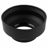 BGNing 3 in1 Collapsible Rubber Hood 49 52 55 58 62 67 72 77 82mm 3-Stage Foldable Lens Hood for Canon for Nikon DSLR SLR Camera