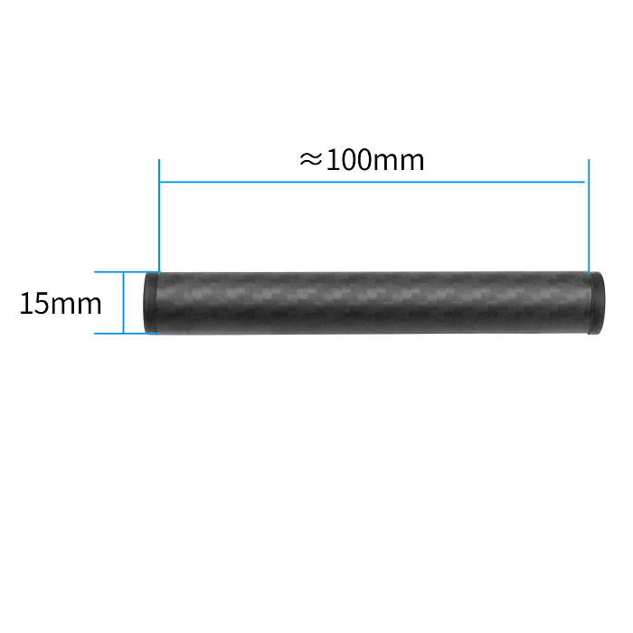 BGNING Carbon Fiber Diameter D15mm Follow Focus Rig Cage Rod Rail System Tube for DSLR SLR Cameras Camcorder Photo Studio Accessories