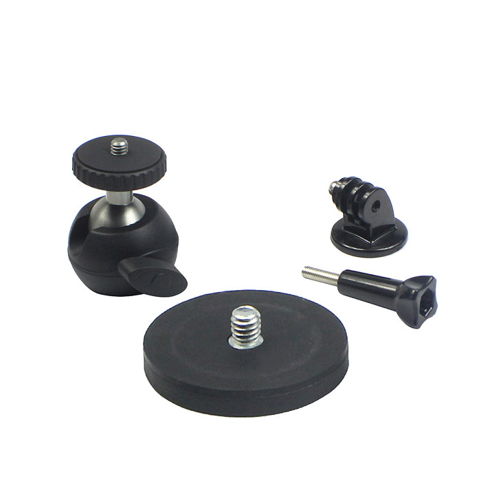 BGNING Magnetic Magnet Car Motorcycle Suction Cup D66mm/43mm 1/4 Screw Mount SLR Action Cameras Accessories for Camcorders Smartphones