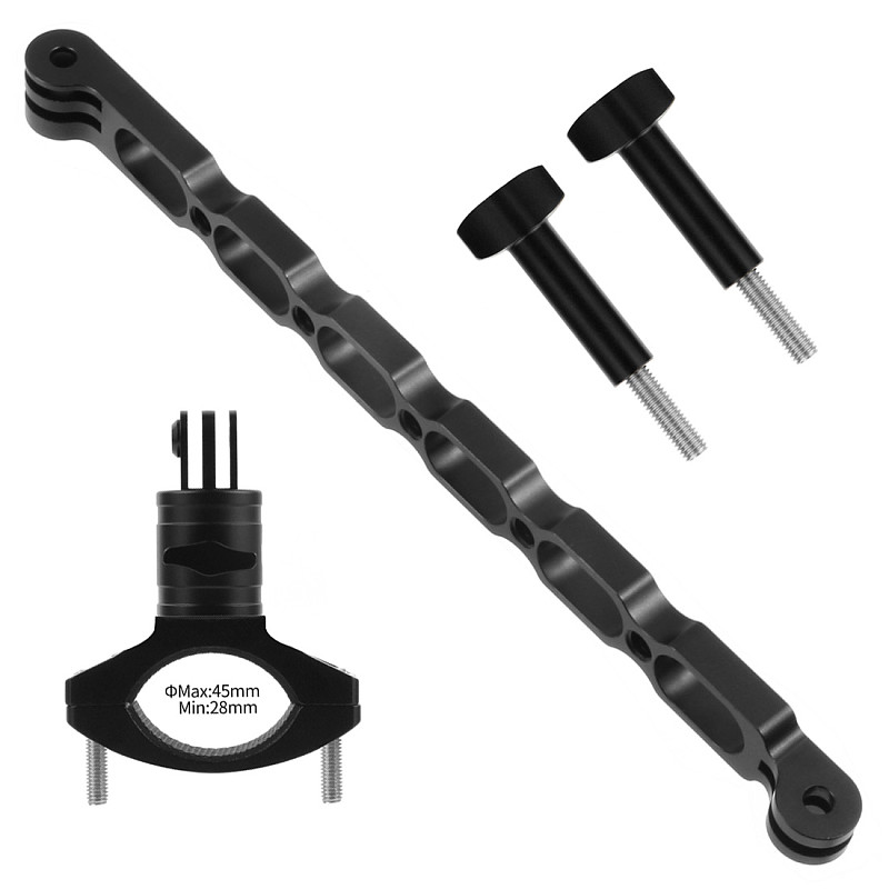 FEICHAO Bicycle Clip Kit Bike Camera Handlebar 360° Rotation Upgraded Version Compatible with Insta360 ONE R, Gopro9/8/MAX Gopro Series, Osmo Action Camera