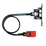 DIEWU MINI PCIE Gigabit Ethernet Network Card Mini PCIe Dual Port 1000M RJ45 LAN Card Chipset I350 for Industrial Server Desktop
