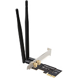 DIEWU TXA049 WIFI6 Wireless Network Card BT5.0 Receiver Adapter Dual Band 2.4GHz 300Mbps PCIE Card for Computer Desktop PC
