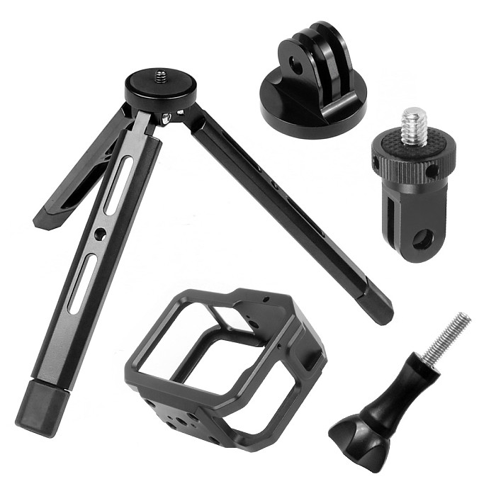 FEICHAO Camera Cage Metal Protective Housing Dual Mount 52mm UV for GoPro13 12 11 10 9
