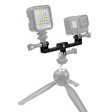 FEICHAO LED Photography Light Connection Bracket 3D Printed PLA Compatible with Insta360 ONE R, GOPRO, DJI Osmo Camera