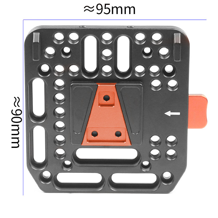 FEICHAO V port battery buckle plate external battery photography accessories battery quick release plate