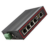 DIEWU-HUB Industrial TXE172 with 5 built-in ports, 10 / 100M switch, enhance the built-in signal and VLAN Ethernet network switch controller