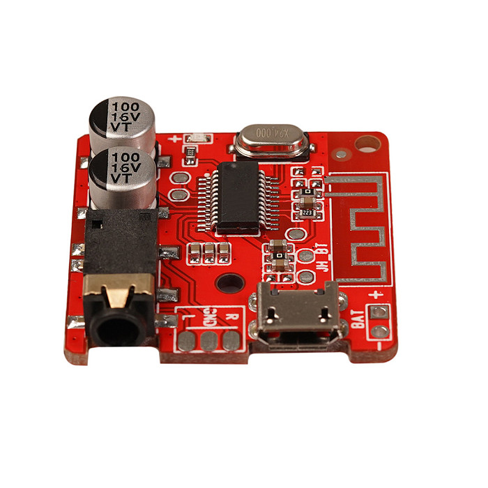 FEICHAO BT5.0 Audio Receiver 3.7-5V Board MP3 Lossless Decoder Board DIY Wireless Stereo Music Car Speaker Module Support WAV/FLAC/MP3