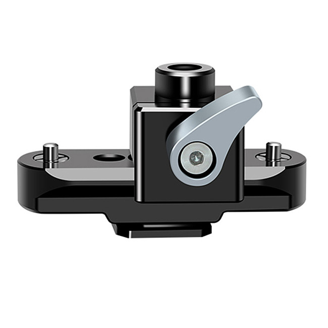 FEICHAO Universal Camera Standard Single 15mm Rod Clamp With NATO Safety Rail &1/4 -20 Screws Mount For DSLRs GH5 / Emos100/ 5DMarkIII