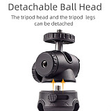 FEICHAO ABS Portable Desktop Mini Tripod Cold Shoe Gimbal Handheld Mirrorless Action Cameras Mobile Live Vlog Photography Selfie Stick