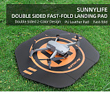 Sunnylife PU Waterproof Stable Hexagonal Double Sided Portable Fast-fold Landing Pad Outdoor Parking Apron for DJI FPV / Air 2S