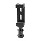 FEICHAO Universal Mobile Phone Clip 1/4 3/8 Tripod Cold Shoe Mount Adapter Adjustable 58~80mm Clamp for Smartphones Stand Holder