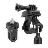FEICHAO Bicycle Handlebar Mount Bike Motorcycle Bracket Holder 360 Rotating for Gopro MAX 9 8 7 Action Camera Smartphone Stand Clamp