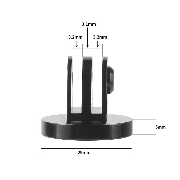 FEICHAO Motorcycle Handlebar Bracket 1inch Ball Head 25mm for Action Camera