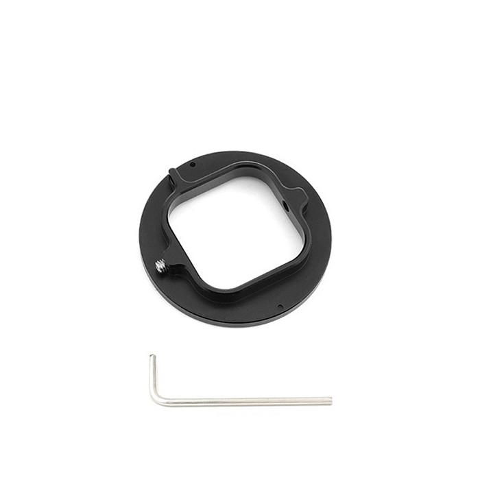 BGNING Aluminum Alloy 52mm Filter Adapter Ring for GoPro Hero9 Black Action Camera Lens Adapter Ring Lens Frame for Gopro9