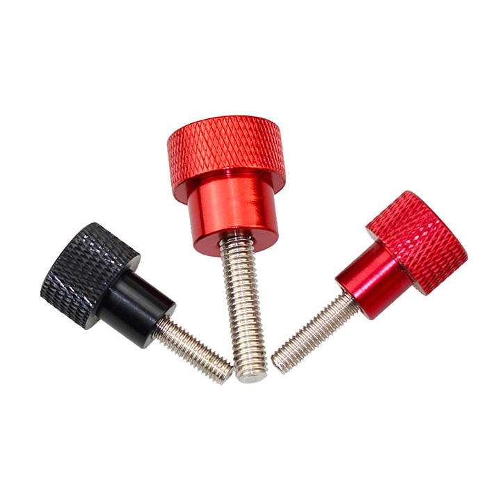 BGNING Aluminum Alloy M6 Screw Adjustable Knurled thumb Nut with Stainless Steel Knobs M6*15/20/25 for Insta360 One R for Gopro Hero 10
