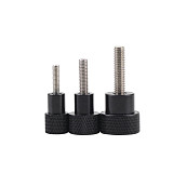 BGNING Aluminum Alloy M6 Screw Adjustable Knurled thumb Nut with Stainless Steel Knobs M6*15/20/25 for Insta360 One R for Gopro Hero 10