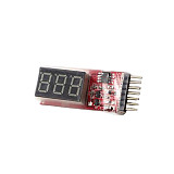 JMT Buzzer Alarm Low Voltage Battery Indicator 1S-8S Lipo Battery Indicator Tester For Quadcopter RC Racing Drone