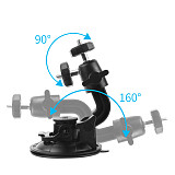 Feichao Low Angle Suction Cup Mount Tripod Adapter Sucker Car Phone Holder for GoPro 10 9 8 for insta360 for AEE for Sony Action Cameras