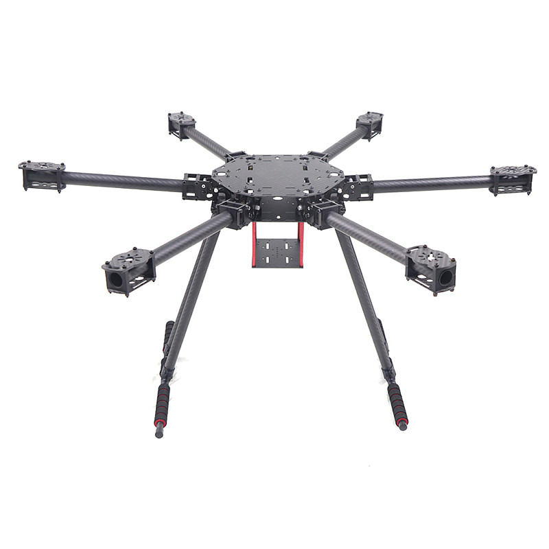 JMT ZD700 700mm Ordinary & Upgrade Pro Six-Axle Carbon Fiber Umbrella Folding Hexacopter Frame Kit with Landing Gear Airplane