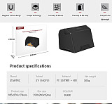STARTRC Universal Foldable 10.1-10.8inch Tablet Sun Hood Protector for DJI Air 2/Mavic Mini SE Drone Remote Controller Support Accessory