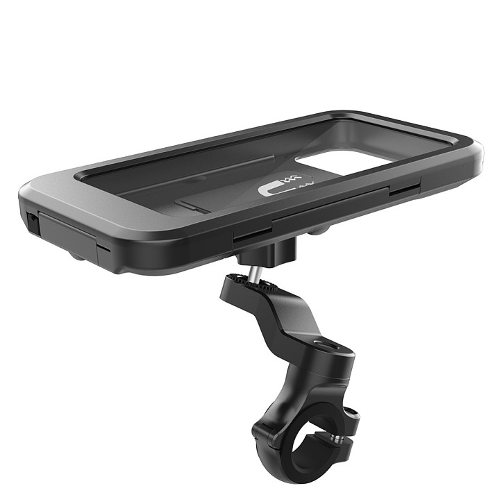 QWINOUT 360° Rotatable Waterproof Bicycle Phone Holder Bike Motorcycle Handlebar Mobile Phone Stand Cell Phone Support Mount Bracket