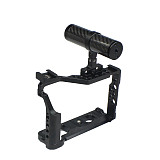 FEICHAO DSLR Camera Cage Protective Case Rig Frame Kit for Fujifilm XT3 XT2 SLR with Top Handle Grip Cold Shoe Dovetail Rail Slide Mount