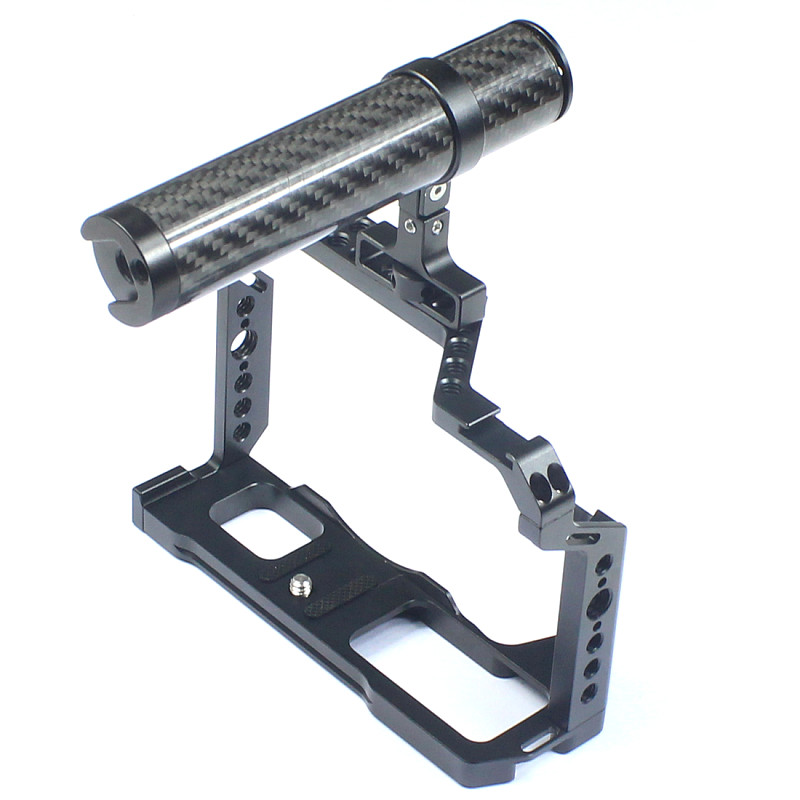 FEICHAO X-T4 Camera Rig Full Cage for FUJIFILM Fuji XT4 Formfitting Combo w/ Top Handle Grip Cold Shoe Mount Mutiful Thread Tripod Holes