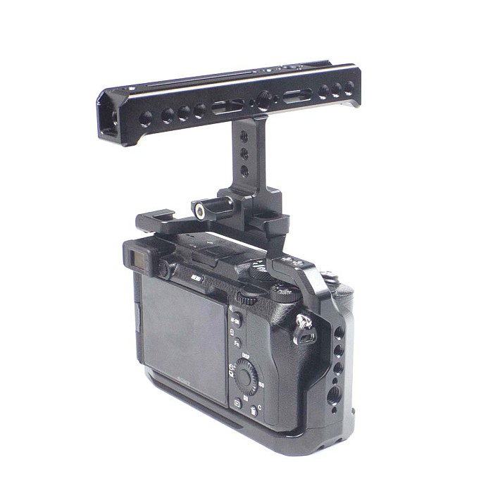 FEICHAO X-T4 Camera Rig Full Cage for FUJIFILM Fuji XT4 Formfitting Combo w/ Top Handle Grip Cold Shoe Mount Mutiful Thread Tripod Holes
