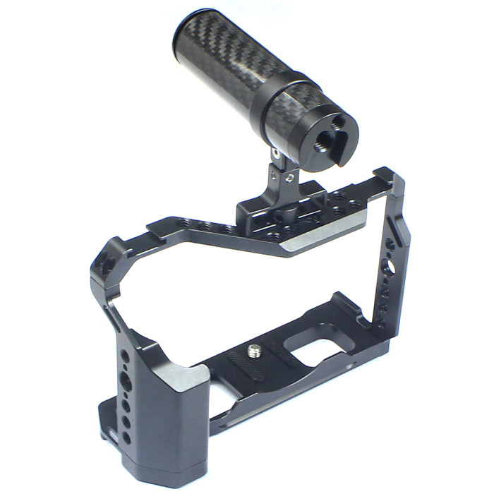 FEICHAO X-T4 Camera Rig Full Cage for FUJIFILM Fuji XT4 Formfitting Combo w/ Top Handle Grip Cold Shoe Mount Mutiful Thread Tripod Holes