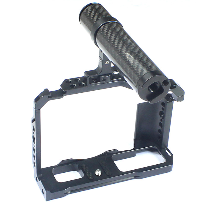 FEICHAO X-T4 Camera Rig Full Cage for FUJIFILM Fuji XT4 Formfitting Combo w/ Top Handle Grip Cold Shoe Mount Mutiful Thread Tripod Holes