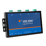 New USR-N540 H7 Version 4 Ports RS485 to Ethernet Converter with Modbus RTU Serial to IP Network RJ45 TCP IP Industrial Module