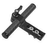 Universal SLR Camera Standard Single 15mm Rod Clamp NATO Safety Rail &1/4 -20 Screws Mount For DSLR Cage Rig Follow Focus System