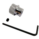 BGNING Aluminum Alloy M6 M8 M10 T-shaped Hand-tightening Thumb Nut Knurled Step Nut w/ Screw Wrench for SLR Camera Tripod Flash Monitor