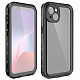 FCLUO Luxury Shockproof Waterproof Case For iphone 13 Pro Max Shell for iphone13 Mini 13pro Hard Frame Silicon Transparent Back Cover