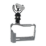 BGNING Microphone Damping Bracket Live Mobile Phone Multi-Position Machine Holder Cold Shoe Three-Position Universal For Microphone/Fill light/  Digital Cameras
