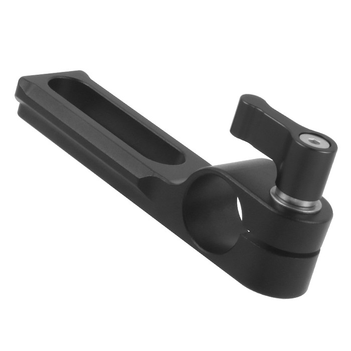 Universal SLR Camera Standard Single 15mm Rod Clamp NATO Safety Rail &1/4 -20 Screws Mount For DSLR Cage Rig Follow Focus System