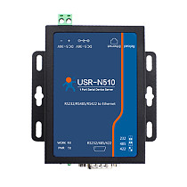 New USR-N510 H7 Version 1 Port Serial RS485 to Ethernet Server Converter Modbus Gateway RTU to TCP Network Industrial Module