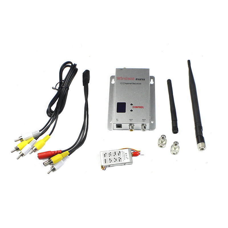 Feichao 1.2G Wireless audio and video transmitter 1W VRX VTX module 8ch long-distance stable signal  for RC DIY FPV Racing Drone