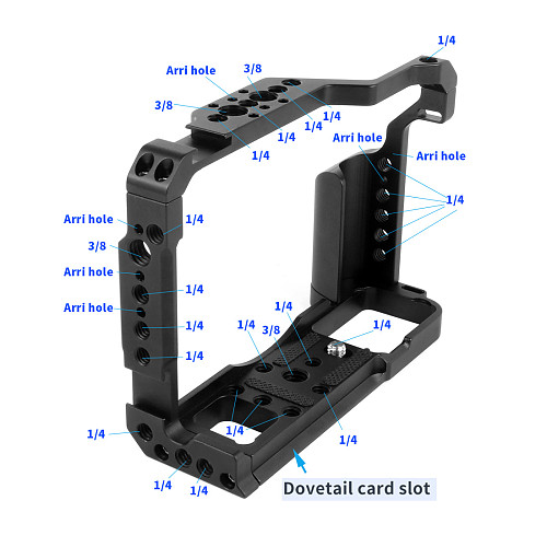 BGNING Camera Cage Rig Handle Grip Top Hot Shoe Mount for DSLR Fujifilm XT-20 XT-30 Fuji XT20 XT30 Stabilizer Form-Fit Protective Frame