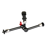 BGNING 11  Articulating Arm Friction Magic Arm With 1/4 -20 Threaded Studs & Shoe Mount For DSLR SLR Monitor Microphone Flash Mounting
