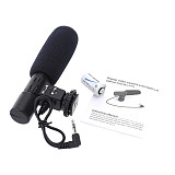 BGNing Professional Condenser Microphone 3.5mm Recording Microphone Interview Mic for DSLR SLR Camera Video DV Camcorder