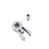 QWINOUT CNC Headpost Catcher Aluminum Alloy for Brompton Crab Clamp Head Tube fixing Buckle With Hollow Screw Bike Accessories