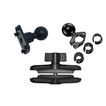 FEICHAO Camera Motorcycle Rear View Mirror Bracket Bicycle Double Ball Head 10-16mm Pipe Diameter Suitable for Gopro Garmin GPS DVR
