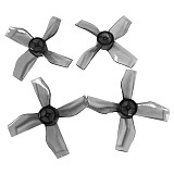 5Pairs Gemfan 31mm 4-Blade PC Propeller 0.8mm Shaft For Beta65S Lite Brushed Frame RC Micro Drone Replacement