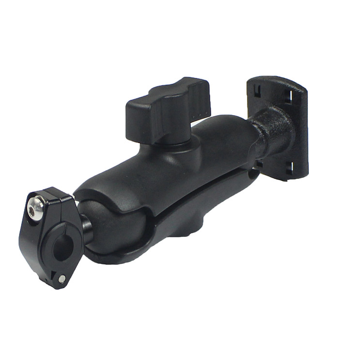 FEICHAO Camera Motorcycle Rear View Mirror Bracket Bicycle Double Ball Head 10-16mm Pipe Diameter Suitable for Gopro Garmin GPS DVR