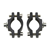 2PCS QWINOUT Handlebar M6 Screw Cycling Clip Clamp Bike Flashlight Torch Mount LED Head Front Light Holder Clip Bicycle Accessories