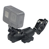FEICHAO camera bicycle handlebar bracket double ball head holder 22-32mm suitable for GOPRO10/9 DJI osmo action/instar360