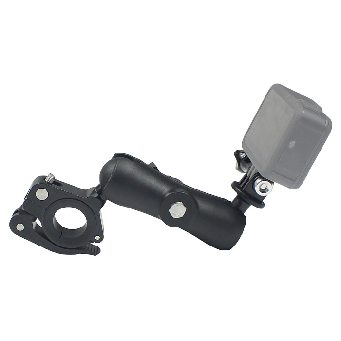 FEICHAO camera bicycle handlebar bracket double ball head holder 22-32mm suitable for GOPRO10/9 DJI osmo action/instar360