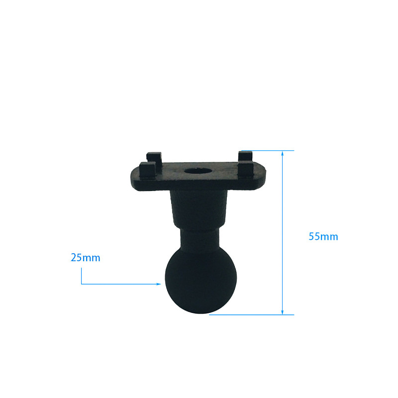 FEICHAO Camera Bicycle Handlebar Bracket Double Ball Head Mount 22-32mm Suitable for Gopro Garmin GPS DVR